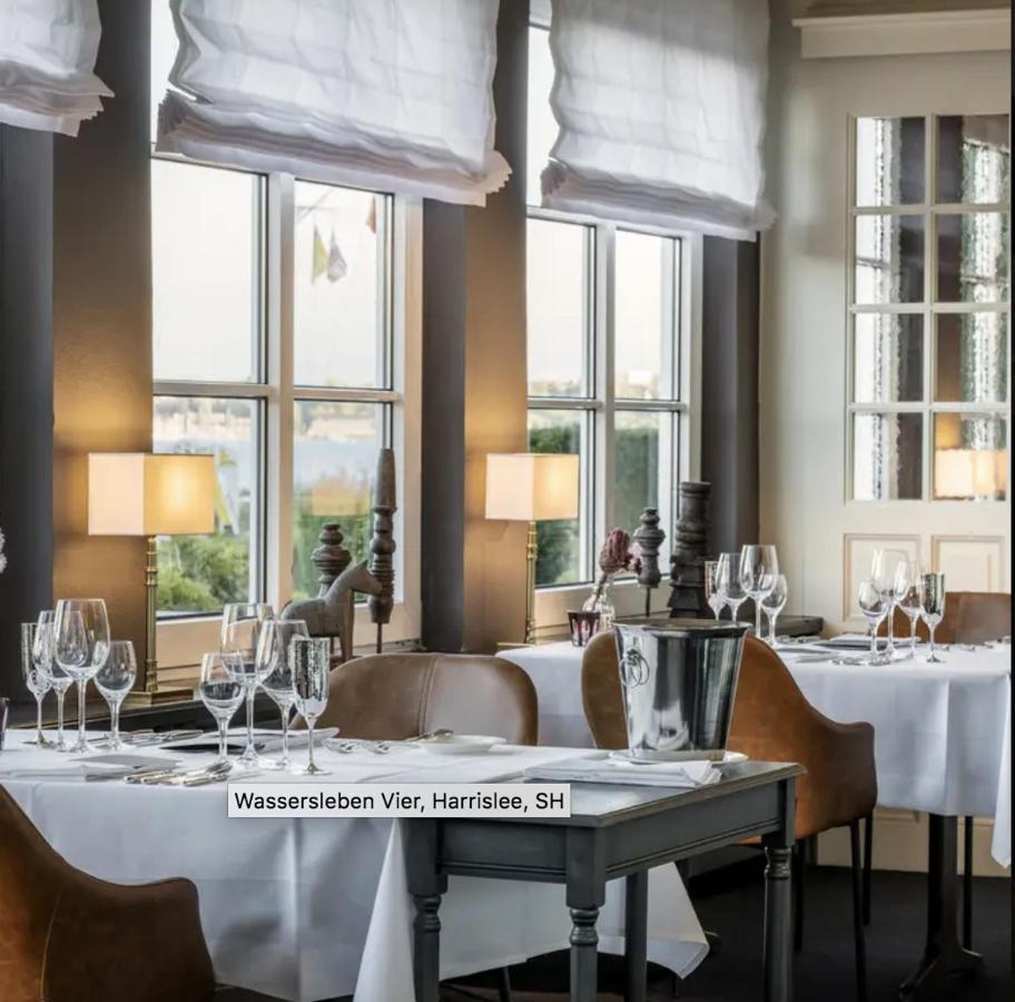 'Kapitaenslounge' Vollsanierte Fewo Mit Blick Auf Die Flensburger Foerde Harrislee Exteriör bild